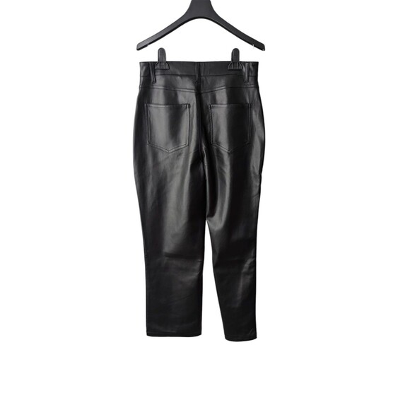 CI  SONO - FAUX LEATHER STRETCH PANTS - SIZE M - BLACK - Picture 3 of 3